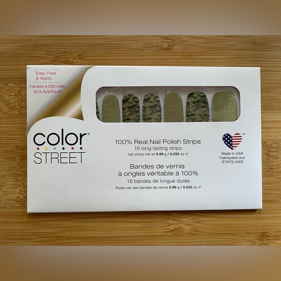 NEW in pkg color street glam-ouflage nail polish strips retired *ships next day* - Picture 3 of 9